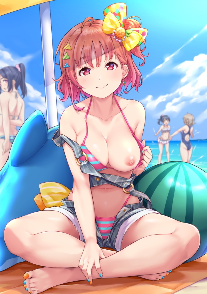 【二次】片乳出してる女の子の画像【エロ】　その１２
